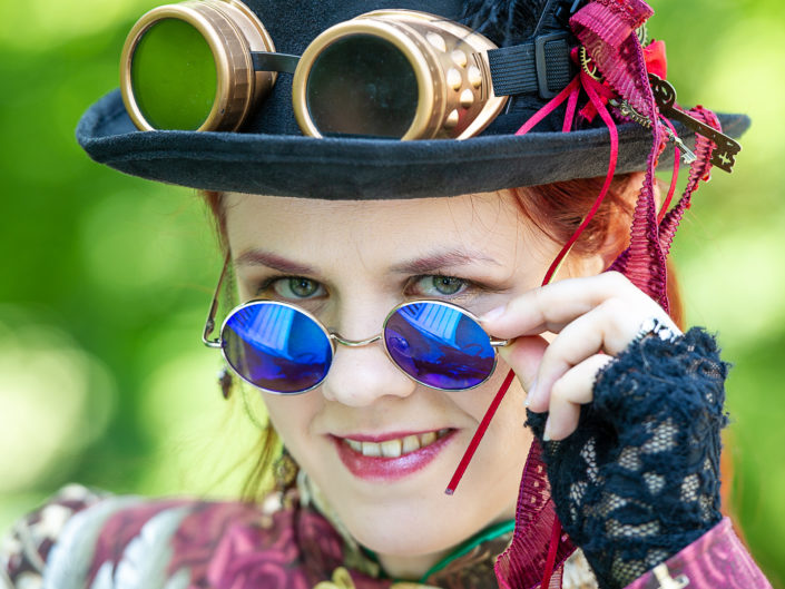 Steampunkpicknick im „Blühenden Barock“